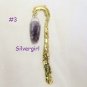Celestial Silver Plate Amethyst Bookmark