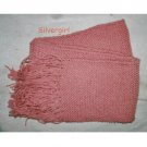 Hand Knit Scarf Rose Marie 65" x 6 1/2"