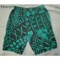 Green and Black Men's Boy's 100% Cotton Shorts sz M