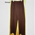 Vintage Polyester Stretch Dark Brown Ladies Slacks Vintage Polyester Stretch Dark Brown Ladies Slacks