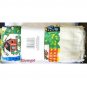 6 Cream 6 White Colorful 100% Cotton Velour Tea Towels