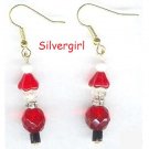 Santa Claus Dangle Earrings Santa Claus Dangle Earrings