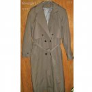 Collection Elegante Taupe Ladies Trench Coat SZ 7/8  Excellent Shape!