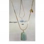 Moss or Tree Agate Free Form Gemstone Necklace #4