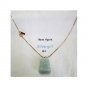 Moss or Tree Agate Free Form Gemstone Necklace #4