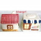 2 Piece VILLAGE SHOP Salt and Pepper Shakers 2 Piece VILLAGE SHOP Salt and Pepper Shakers
