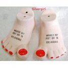 Walked My Feet Off In Oklahoma Salt and Pepper Shakers Walked My Feet Off In Oklahoma Salt and Pepper Shakers