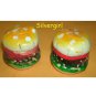 Vintage Hamburger Salt and Pepper Shakers