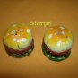 Vintage Hamburger Salt and Pepper Shakers