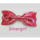 Bright Red Vintage Bow Shaped Hair Spring Clips Bright Red Vintage Bow Shaped Hair Spring Clips
