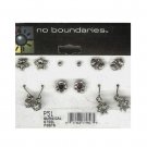 6 Pairs No Boundaries Mixed Silver Plate Earrings 6 Pairs No Boundaries Mixed Silver Plate Earrings
