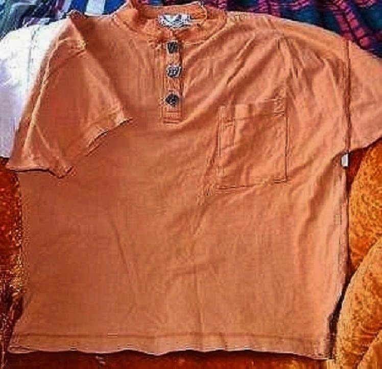Simpatico Sportswear Burn't Orange T Shirt  Size L