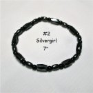 Black Magnetic Stretch Bracelet 7" #2 Black Magnetic Stretch Bracelet 7" #2