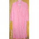 Lightweight Pink Fuzzy Pullover Zip Housecoat