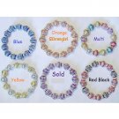 Shiny Sparkling Carved Color Aluminum Beaded Bracelet Shiny Sparkling Carved Color Aluminum Beaded Bracelet