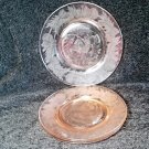 MacBeth-Evans 8" Pink "Thistle" Luncheon Plates (Set of 4)