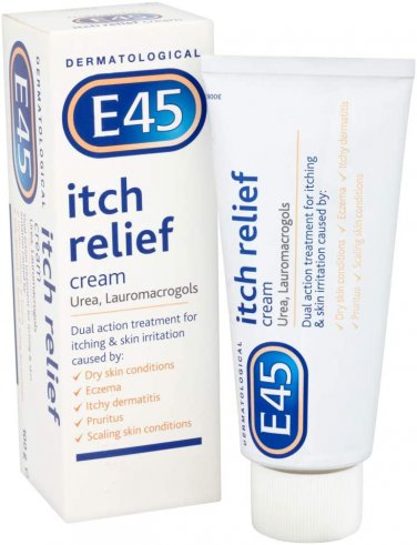 E45 Itch Relief Cream 100g Pack of 6