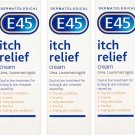 E45 Itch Relief Cream (3 x 100g Tube)