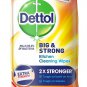 Dettol Kitchen Cleaning Wipes Bulk Big and Strong, 6 x 25 Wipes, 150 Wipes Total