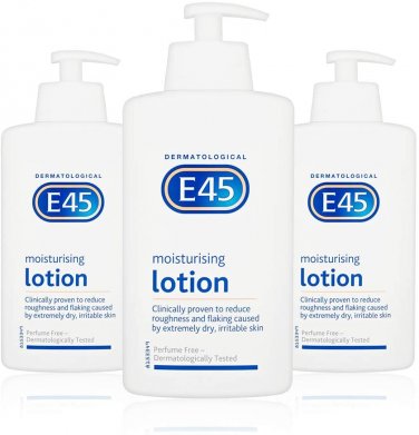 E45 Dermatological Moisturising Lotion 500ml x 3