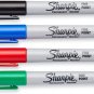 Sharpie Permanent Markers | Fine Point | Assorted Standard Colours | 4 Count