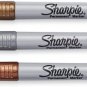 Sharpie Fine Point Permanent Marker - Assorted Metallic Colours (Pack of 3)