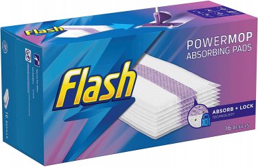 Flash Powermop Absorbing Pad Refills 16ct