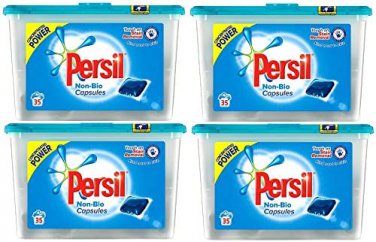 Persil Non Bio Capsules 35 Washes - Pack of 4 (140 capsules)