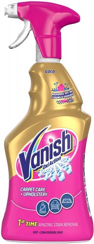 Vanish Carpet Cleaner + Upholstery, Gold Oxi Action Stain Remover Spray, 500 ml