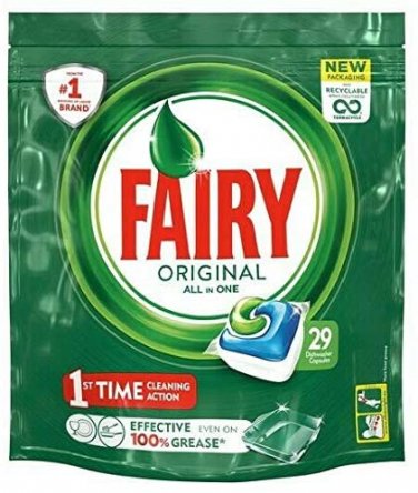 Fairy Original All in One 29 Dishwasher Capsules