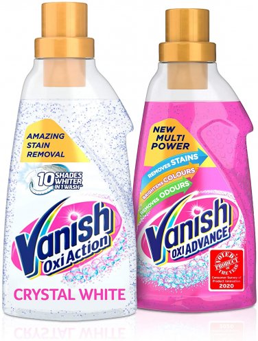 Vanish Gold Oxi Action Stain Remover for Clothes, Gel Bundle, 2x 1.4 Litre Bottles (2.8 Litre)