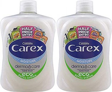 Carex Moisture Antibacterial Handwash Refill Bottles 250ml x 6 pack