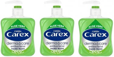Carex Cussons Antibacterial Handwash 250ml (Aloe Vera Pack of 3)