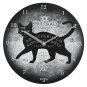 Alchemy Black Cat MDF Wall Clock 34cm - 22