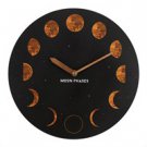 Moon Phases MDF Wall Clock 28cm - 19