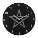 Pentagram MDF Wall Clock 28cm - 27