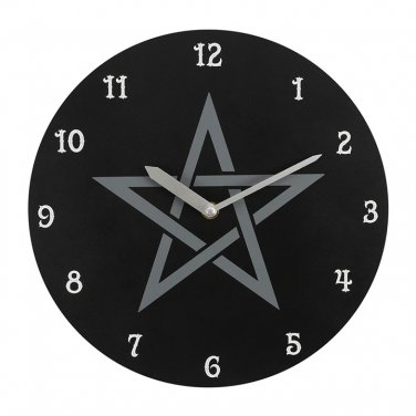Pentagram MDF Wall Clock 28cm - 27