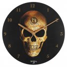 Omega Skull MDF Wall Clock 34cm - 33