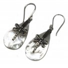 Shell & Silver Earrings - Dragonflies Mother of Pearl  04 (RRP $39.99)