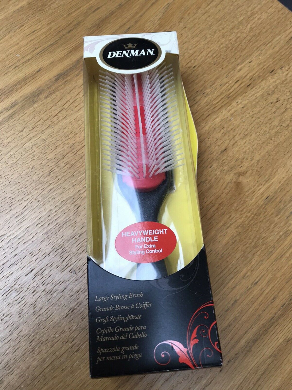Denman Collection D5 Heavyweight 9 Row HairBrush Styling & Brand New in Box