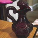 Vintage 70's Avon Ruby Red Cape Cod Cruet Decanter #161