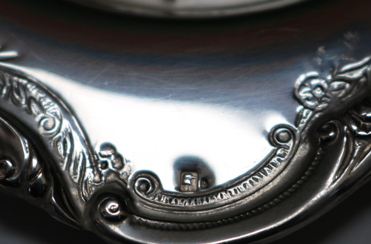 Vintage .835 Solid Silver Tray 57 gr Porto Hallmarks