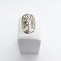 Tree of Life Ring sterling silver handmade by casting gold plated ajustable