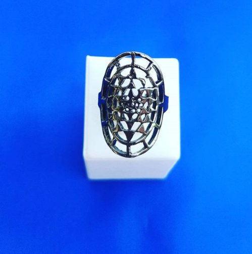 Ring Alexander Handmade silver 925 by casting gold plated ajustable