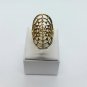 Ring Alexander Handmade silver 925 by casting gold plated ajustable