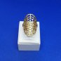 Ring Alexander Handmade silver 925 by casting gold plated ajustable