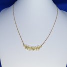 Fashionable necklace handmade silver 925 olive Greek fashion