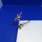 Olive Branch Bracelet Handmade bronze plated ajustable