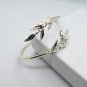 Olive Branch Bracelet Handmade bronze plated ajustable