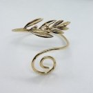Olive Branch Bracelet Handmade bronze plated ajustable